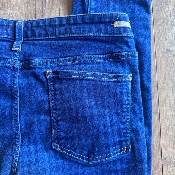 Anthropologie Pilcro and the Letterpress Houndstooth Mid-Rise Skinny Jean Sz 32 - Picture 8 of 9